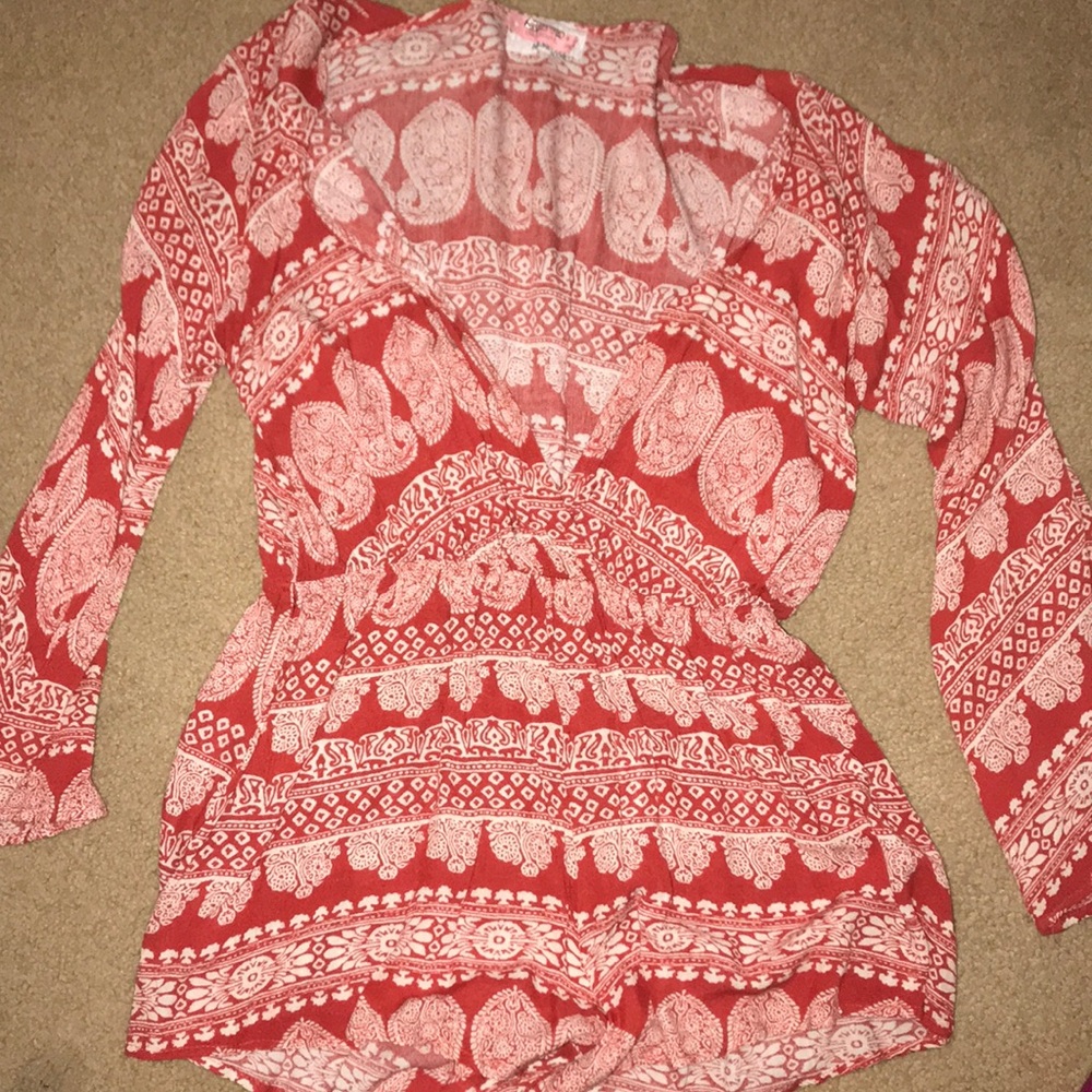 American Threads Deep V Romper